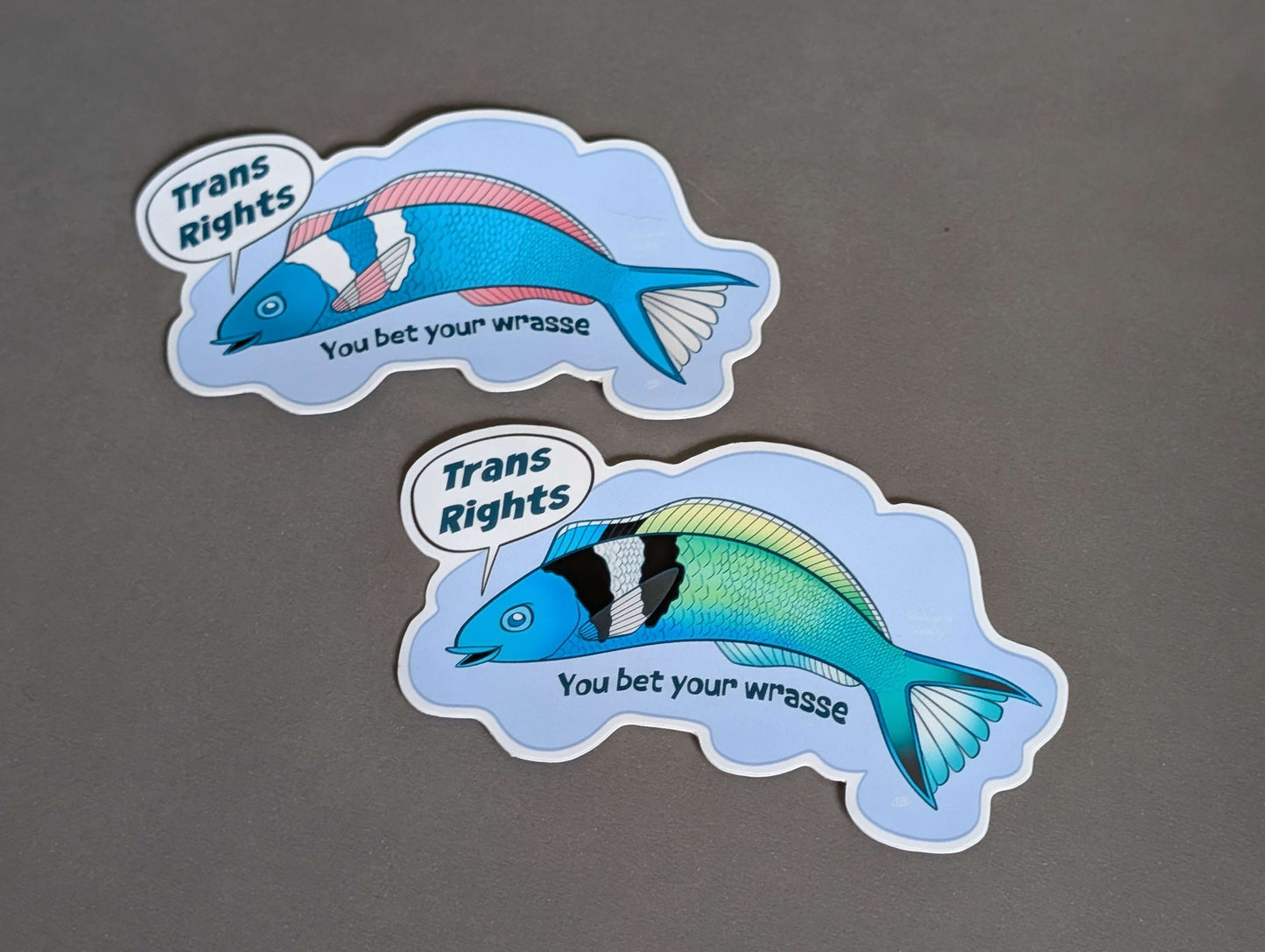 Biological Reality Wrasse stickers